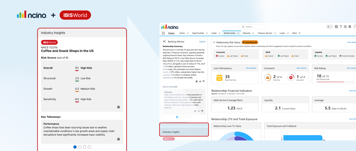 IBISWorld and nCino Integrate to Power Faster, Data-Backed Credit Decisions